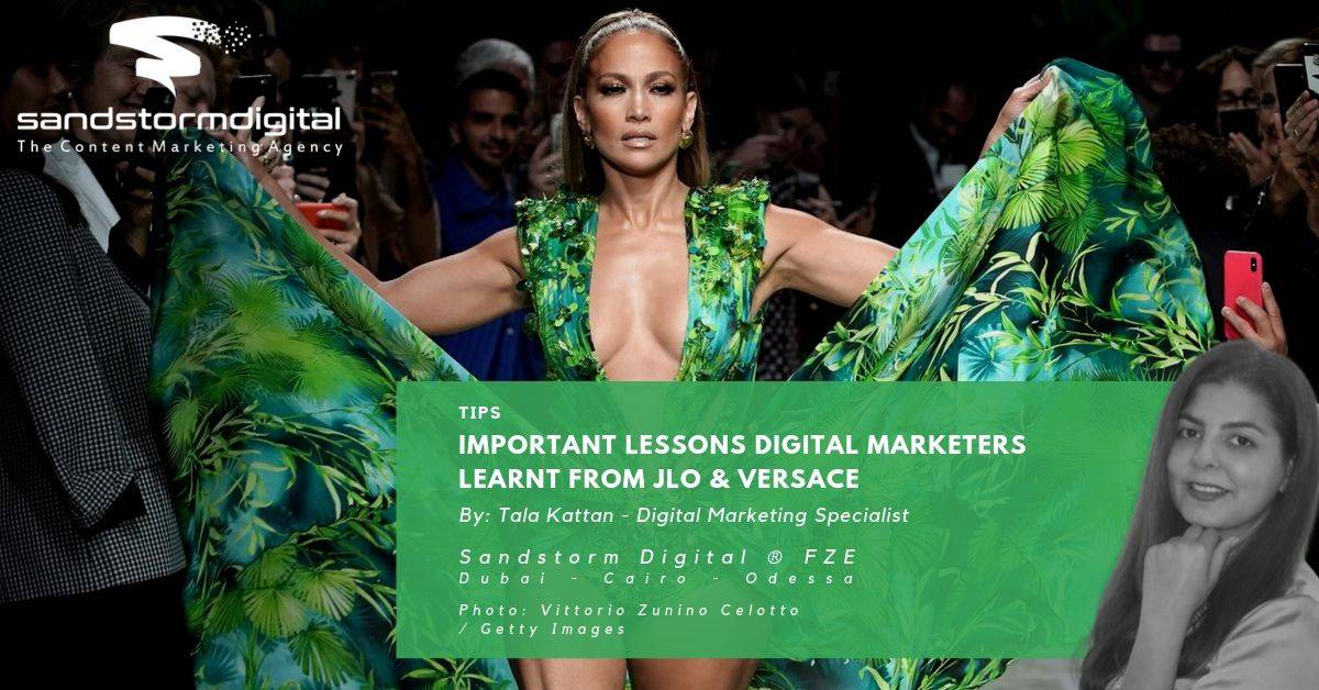 Important lessons Digital Marketers learnt from Jlo & Versace