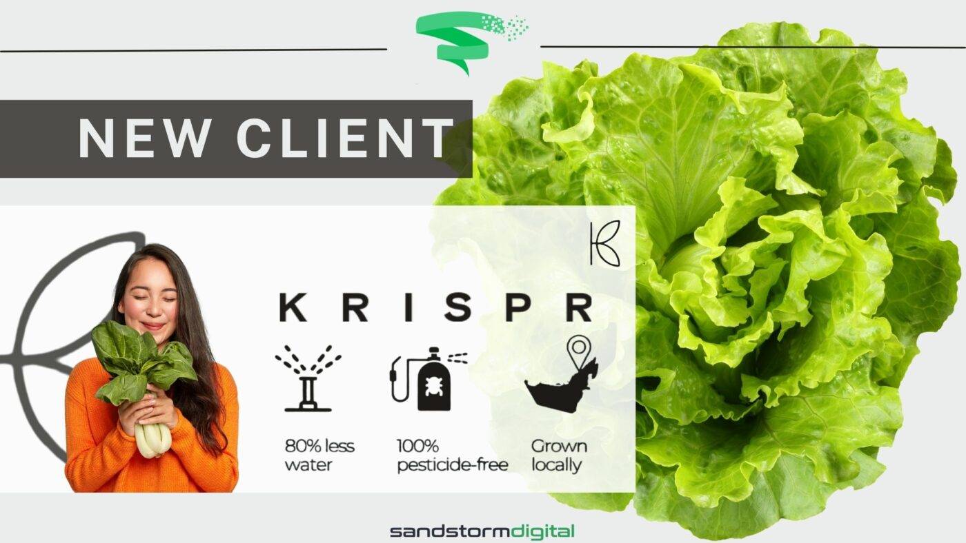 Sandstorm Digital Announces New Client Win: KRISPR