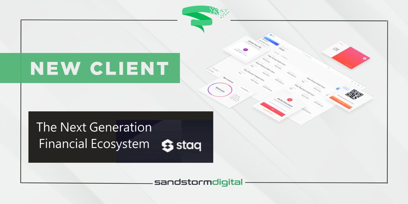 Sandstorm Digital Announces New Client Win: Staq.io