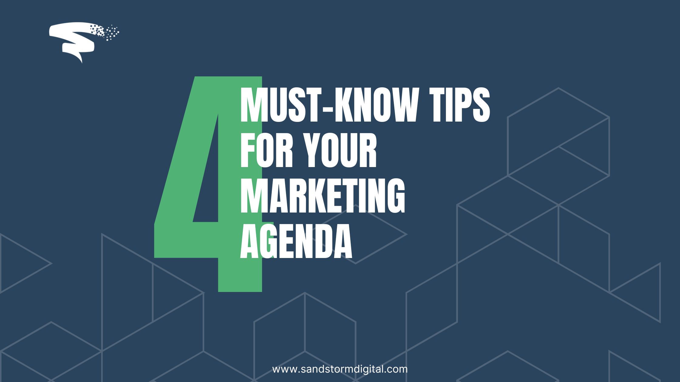 4 Must-Know Tips for Your Marketing Agenda